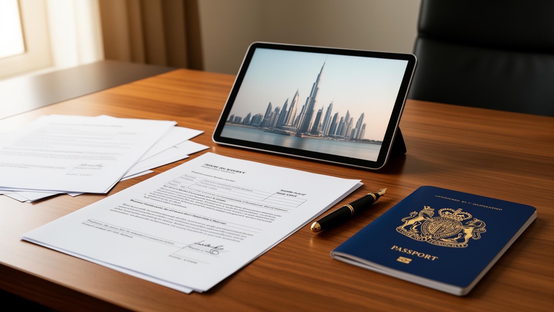 Dubai property buying process documents for UK investors